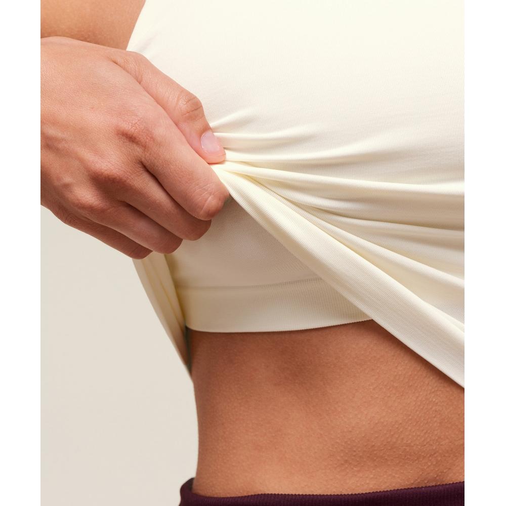 Gymshark Everyday Seamless Tank With Shelf Soft White B4c6f Wcmy