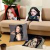 Korean Singer ITZY Yeji Pillow Case Short Plush Sofa Decorative Gift Home Double-sided Printing Cushion