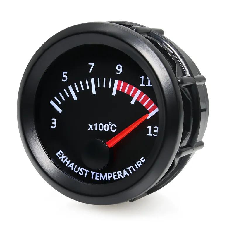 Universal Car Exhaust Gas Temperature Gauge 300~1300 Celsius with 1/8NPT Sensor Digital Exhaust Gas Temp Gauge for 12V Car