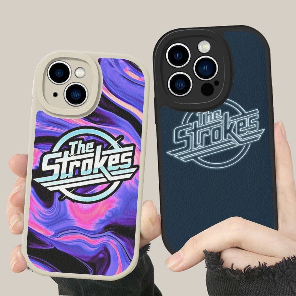Classic Famous Rock Band The S-strokes Phone Case Hard Leather For IPhone 16 15 14 13 12 Mini 11 14 Pro Max Xs X Xr Plus Fundas