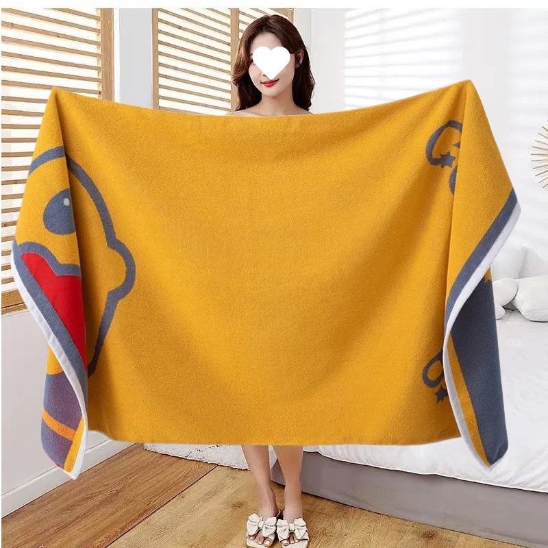 Premium All-Cotton Soft & Absorbent Bath Towel - Large Size for Adults and Kids