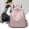 Backpack for Women, Large Capacity PU Backpack, Candy Colored Student Backpack