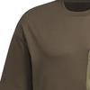 Adidas T Shirts Men's Brown Crew Neck Moderate Straight Fit JI9809