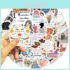 Jane Austen Novel Graffiti Stickers For Guitar Notebook Luggage Diy Decoration Cute Style Printing Craft