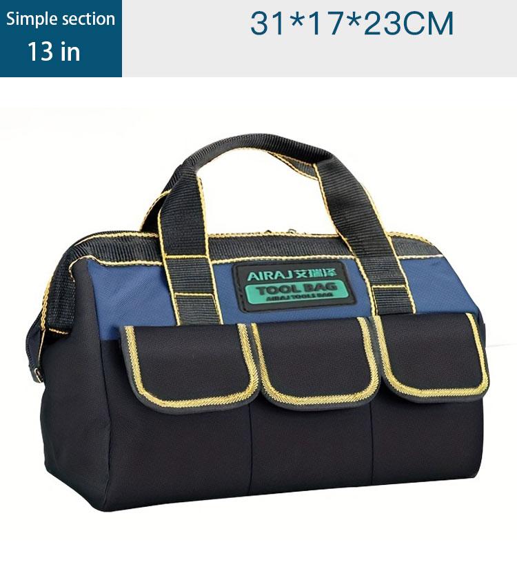 

Водонепроницаемая сумка для инструментов AIRAJ, сумки для инструментов электрика с пластиковым дном, регулируемый плечевой ремень, многофункциональная сумка для инструментов
