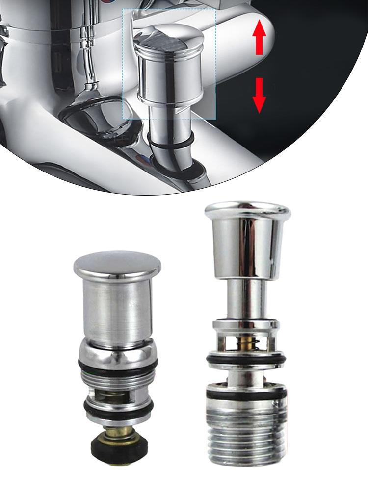 Brass Slow Opening Spool Faucet Hot And Cold Water Spool Kitchen Sink Mixer Tap Stream Sprayer Head Yellow Mixer Tap