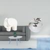 Ceramic Statue Animal Sculpture Figurine Collection Collectible Ornament with Nonslip Pads for