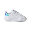 adidas Stan Smith Crib White Iridescent Baby Sneakers Cloud-White Silver-Metallic CG6543