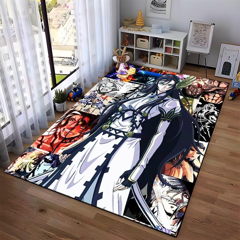 "Anime Character Carpet with Epic Design for Living Room Decor" Suitable for Use As an Anti-slip for Living Room Bedroom Sofas