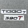 1pc 3D ABS TIGGO7 290T 390T Badge Sticker Rear Trunk Emblem Decal for TIGGO TIGGO7 TIGGO7PROPLUS