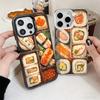 Delicious Sushi Bento Shockproof Phone Case for iPhone 17 Air 16 16E 15 Pro Max 14 Plus 13 Mini 12 Back Cover Anti Fall Fundas