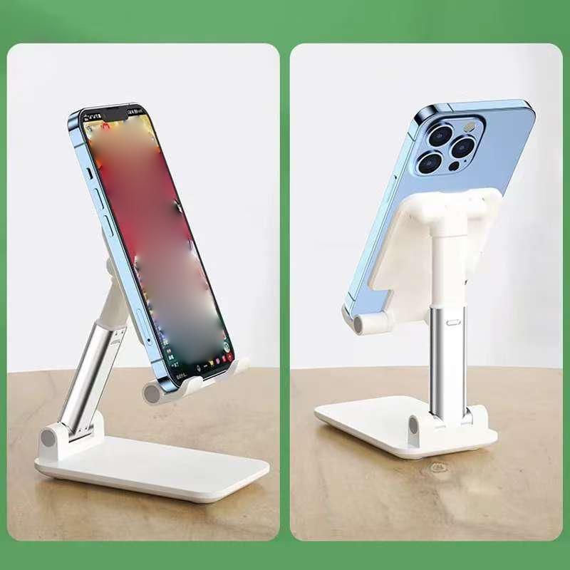 Adjustable Desktop Phone Stand - Foldable, Non-Waterproof ABS Material, Universal 10.16-20.32cm Devices, Perfect for Office