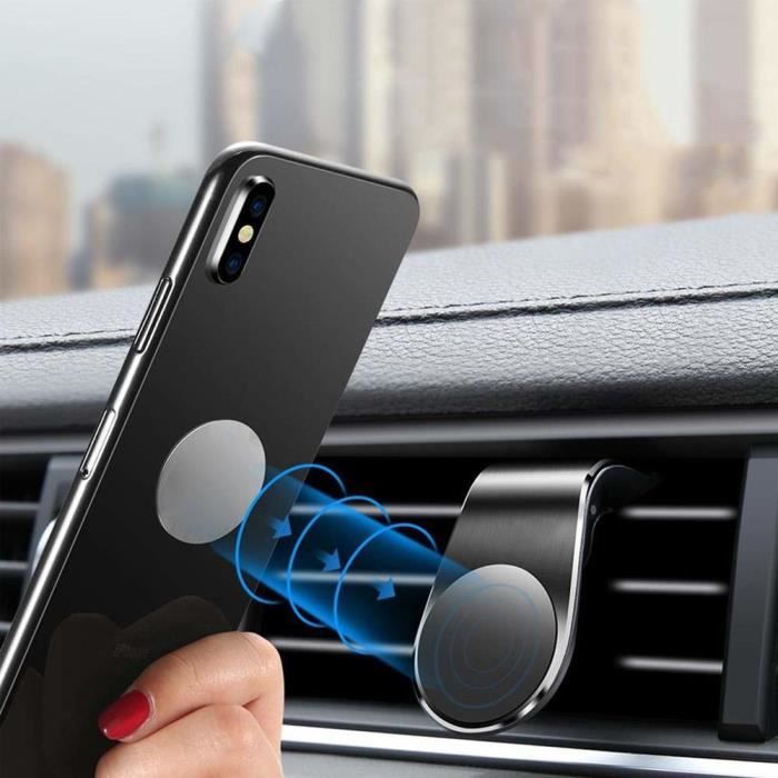 Car Mount - XIAOMI - Universal - Magnetic - Spring Clip - Black