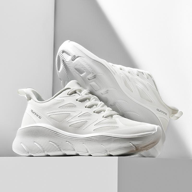 Running Shoes Men's and Women's Professional Cloud Lightweight Shock Absorption Breathable Marathon Jogging Shoes Soft Sole Skipping Rope Summer S