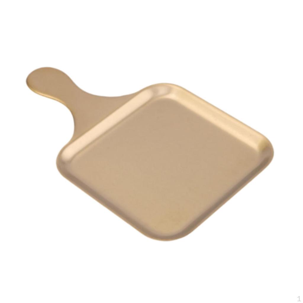 Cake Tray Serving with Handle Creative Decorate Multipurpose Snack Plate Decorative
