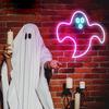 Halloween Ghost Costume Cloak For Adults Kids Adjustable Spooky Party Outfit Polyester Cotton Material