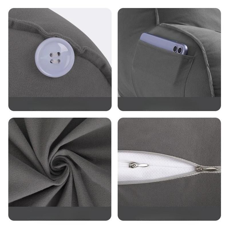 Headboard Pillow Reading Large Bolster Backrest Positioning Support Body Wedge Sleeping Pillow for Bed Headboar Home Accessories