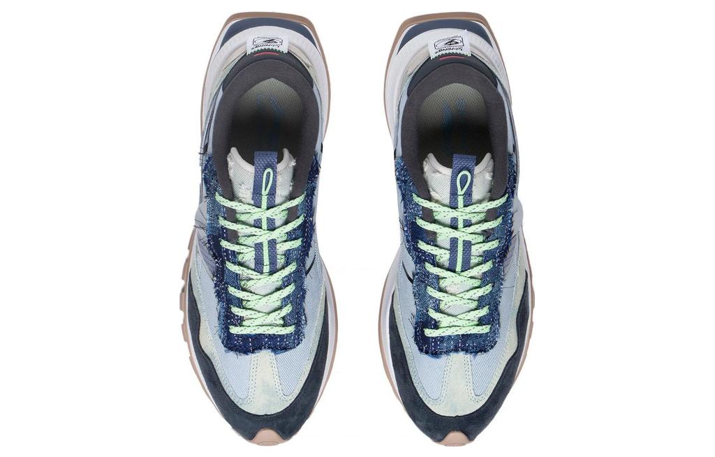 Li Ning Fangyuan EVO Fabric Slip Resistant, Abrasion Resistant, Breathable, Reflective Low top Running Shoes Men's AGCS163-1