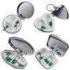 Metal Pill Box Medicine Tablet Holder Organizer Container Jewelry Case Storage