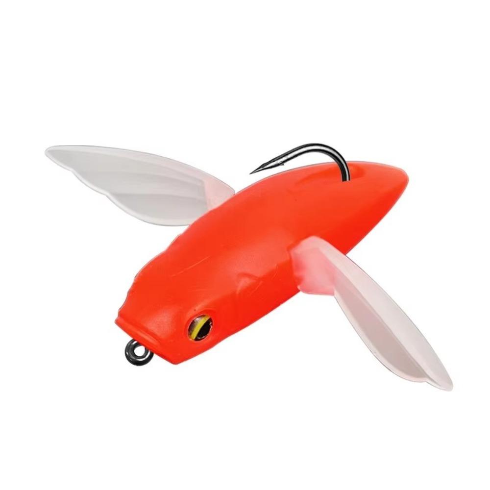 

Размер 55 мм Приманка Морская Летучая Рыба Драг Приманка TPE TPR Приманка 2025 Зимние Приманки для Рыбалки Ловля Тунца 3#