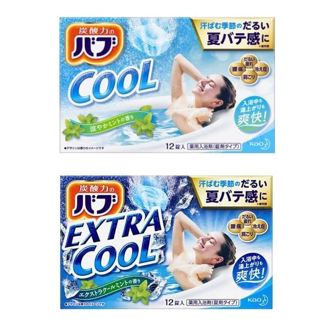 

Kao - Bub Cool Mint Bath Tablet Extra Cool - 12 pcs