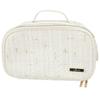 Nitori Double Zipper Cosmetic TW 2117100010841 Bag, White, NG09,