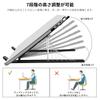 Laptop PC Tablet iPad Aluminum Ergonomic Height and Angle Includes Storage Compatible with and Up Black Stand, Stand, Stand, Stand, Alloy, Design,