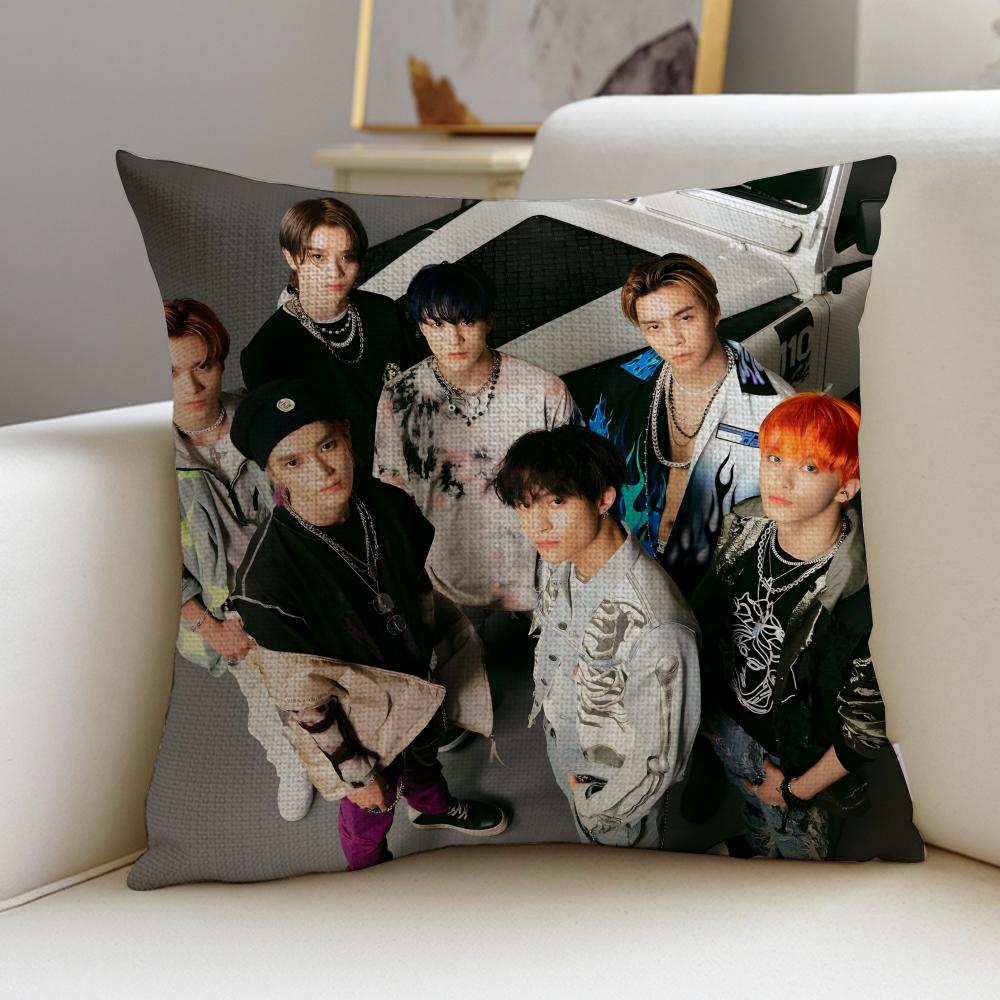 Trendy NNCT 127S Cushion Cover Breathable and skinfriendly linen pillowcase square removable and washable cushion