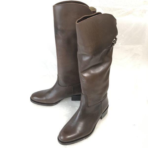 

Made in Spain/ESCARLATA/Leather Long Boots/36/Brown/