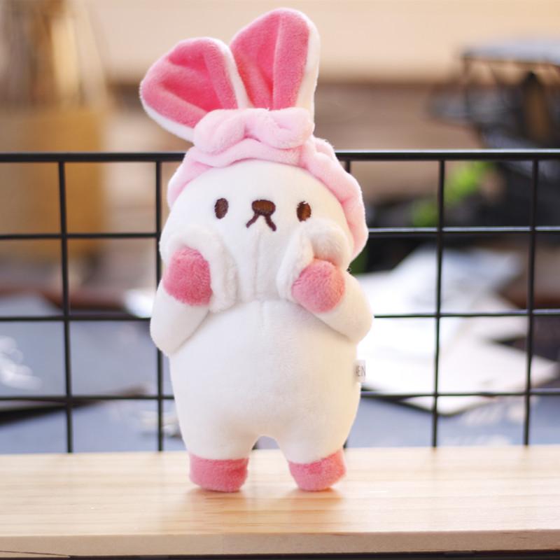 Niedlicher Kleiner Hase Anhänger Plüschtier Puppe Schwein Tasche Hängeornament Bär Schlüsselanhänger Stoffpuppe