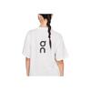 On Soft Skin-Friendly Casual Round Neck Short Sleeve T-Shirt Unisex Tops White 1WE10060069