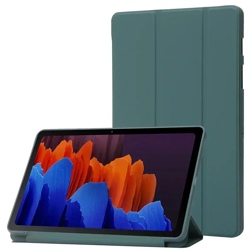 עבור Samsung Tab S10 FE Plus כיסוי תלת-קיפול עור PU גב TPU רך עם מעמד טאבלט Funda עבור Galaxy Tab S10 Fe Plus 13.1 אינץ' כיסוי