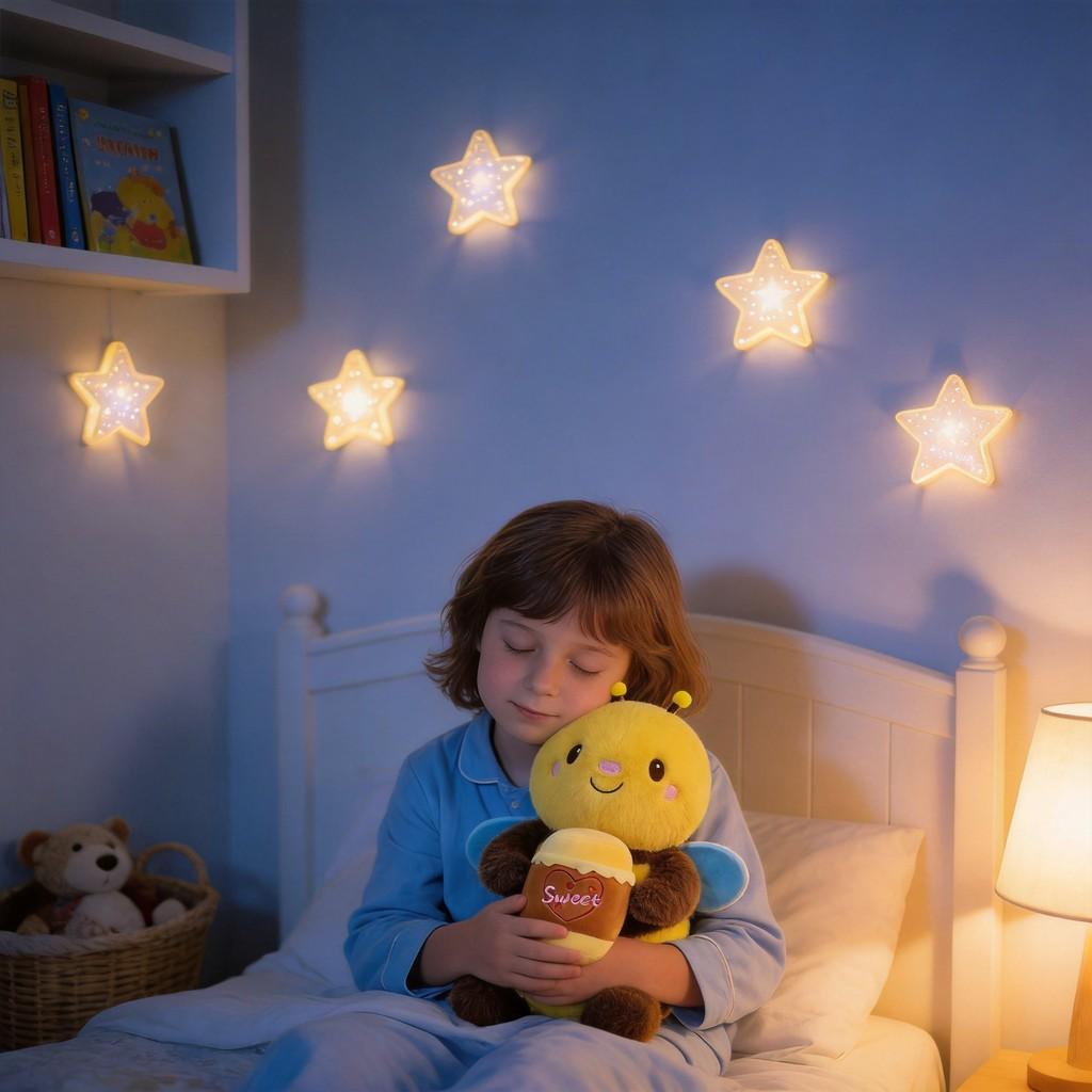 Honeybee Plush With Pp Cotton Filling Perfect For Kid Sleep And Gifts