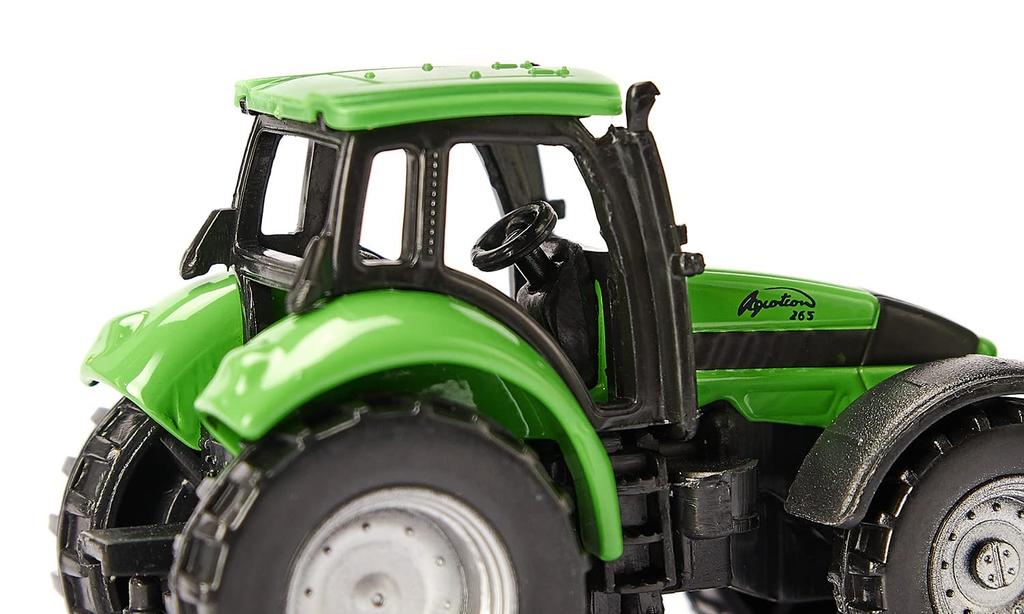 SIKU DEUTZ-FAHR Tractor with 4-wheel trailer for ages 3 and up SK1606