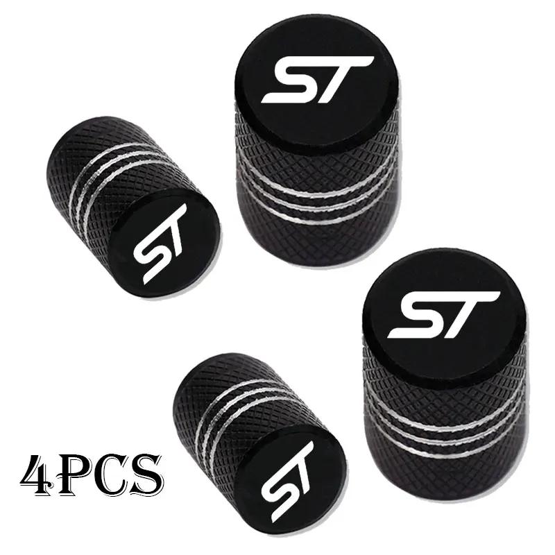 For Ford ST FOCUS 2 3 Mondeo Fiesta Kuga MK2 MK3 MK4 Car Wheel Tire Valve Caps Tyre Stem Covers Airdust Waterproof