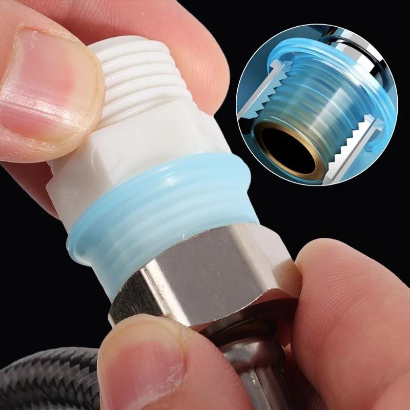10PCS Faucet Leak-proof Sealing Gasket Washer Silicone Raw Belt Triangle Valve Rubber Pipe Hose Prevent Dripping Leakage Plug