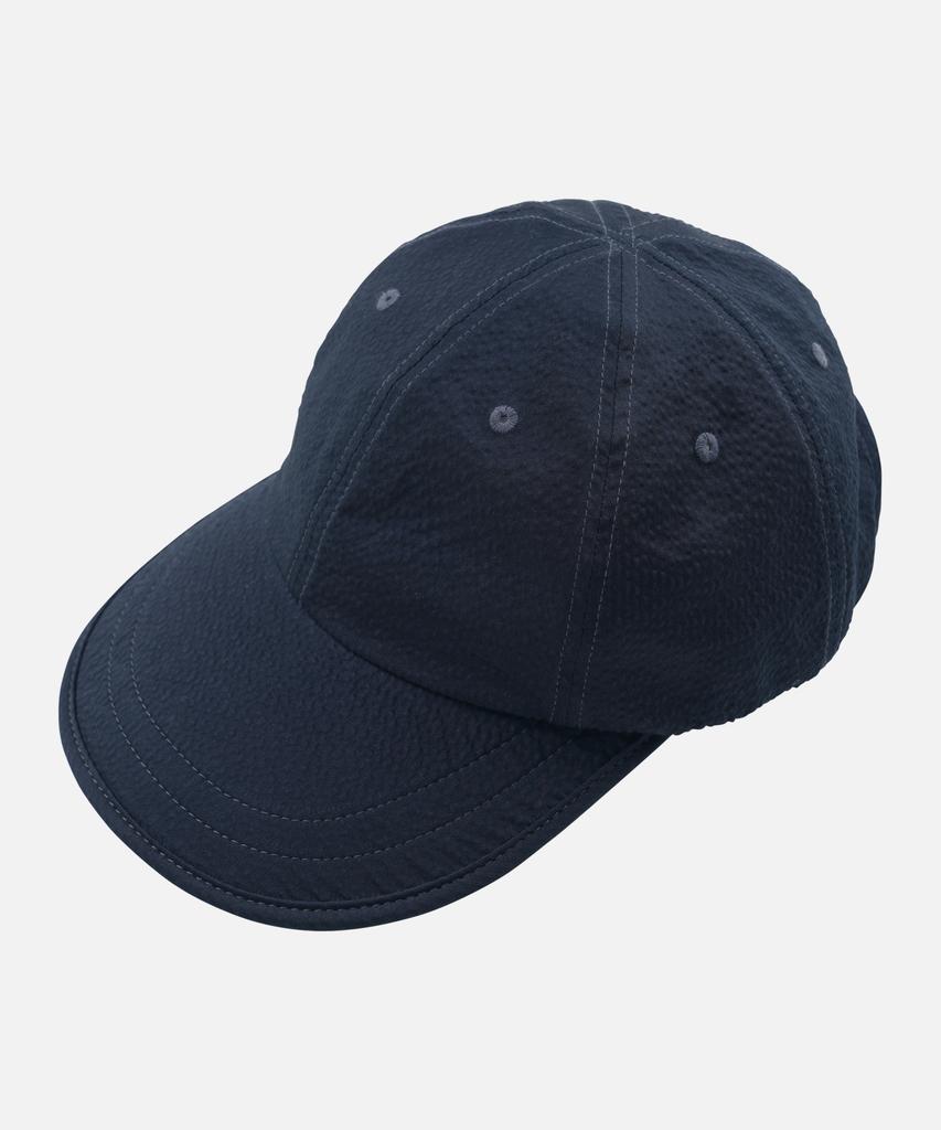 FRIZMWORKS Seersucker Feather Cap _ Navy