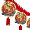 Chinese Dragon Year 3 Meters Hanging Garland Felt Material Ceiling Gate Decoration for Lantern