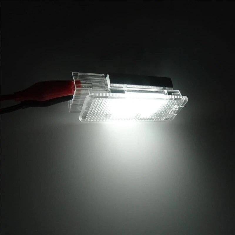Bombilla Led Interior para coche, lámpara para guantera, luz de maletero, 12V, 1 par, para Peugeot 206, 207, 306, 406, 307, 406, 407, 607, 806, 308, 3008