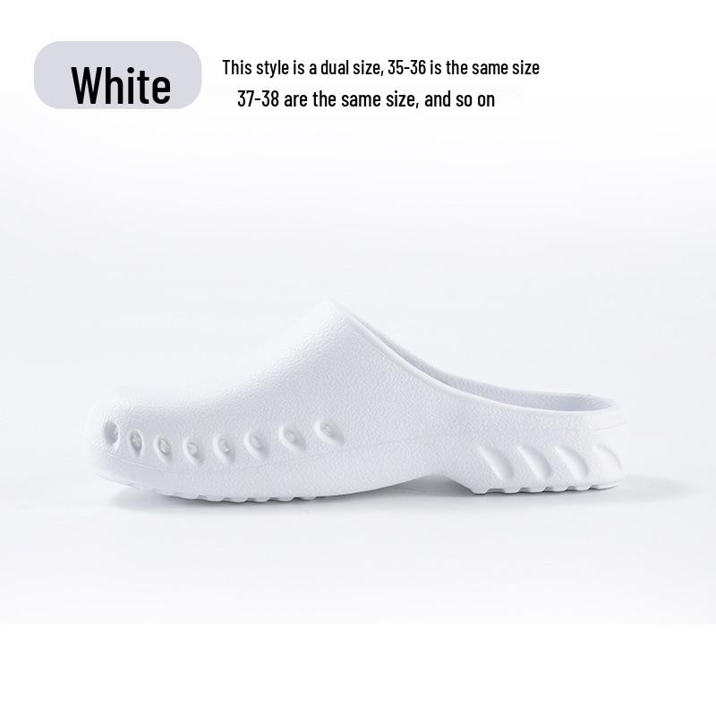 Waterproof Non-Slip Surgical Shoes for Doctors and Nurses – Closed-Toe Protective Slippers for Hospital, Laboratory, and ICU Use