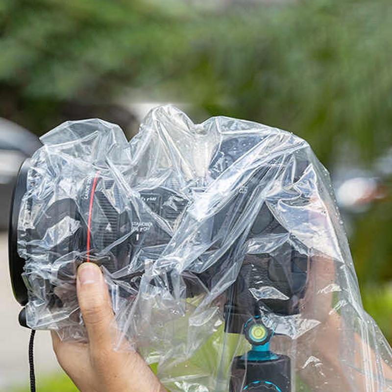 2 Stück Wasserdichter Regenmantel Kamera Regenschutz Hülle Tasche Schutz für Ri-5/Ri-6/Ri-S/Ri-Sf/Ri-St1 Kamera Regenfeste Zubehörteile