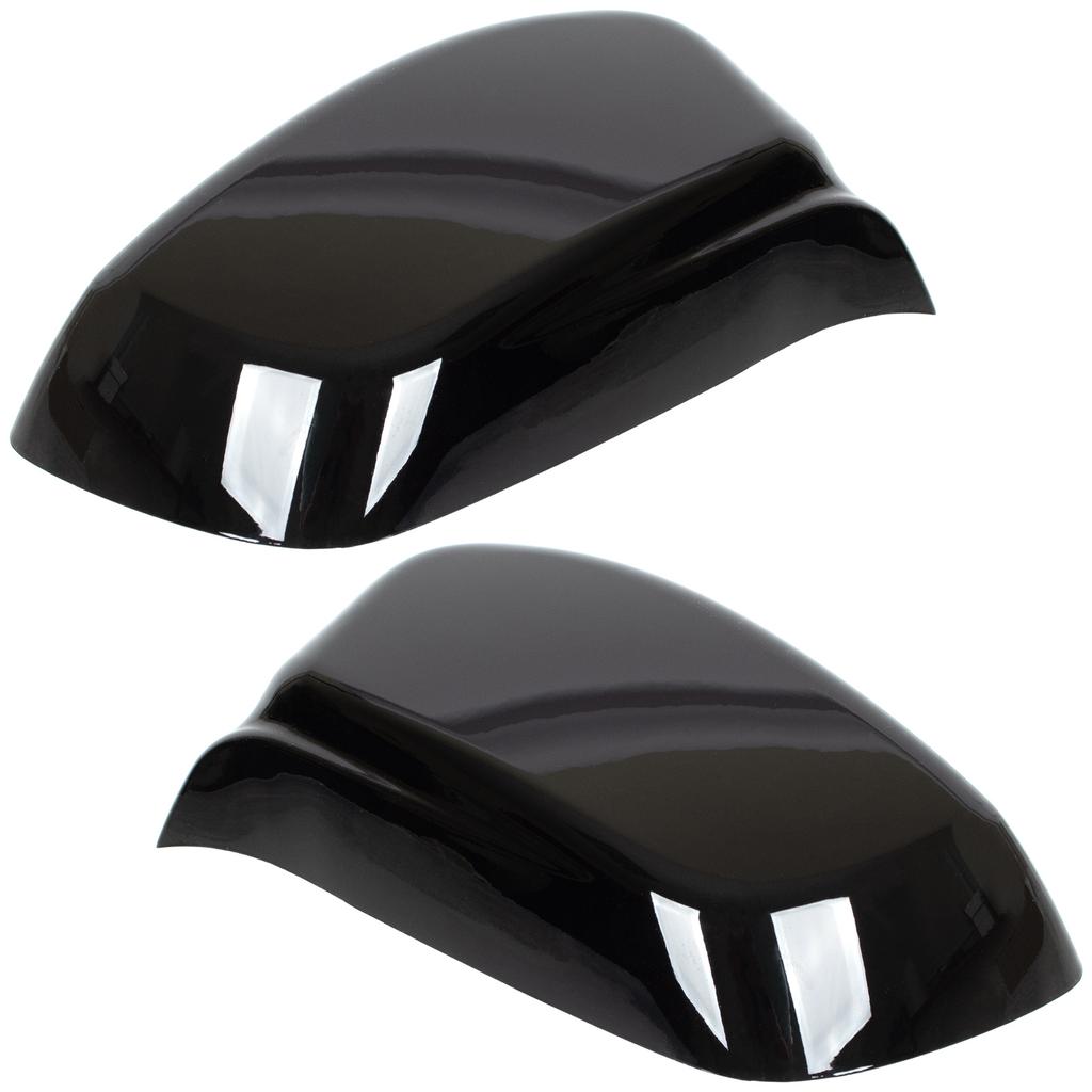 BMW 5 E60 E61 03-08 Spiegelkappe Schwarz Glänzend Links & Rechts 2er Set