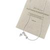 Sweet Line Winding Zircon Pendant Necklaces For Women Lady Creative Fashion Clavicle Chain Jewelry Gift Party Daily