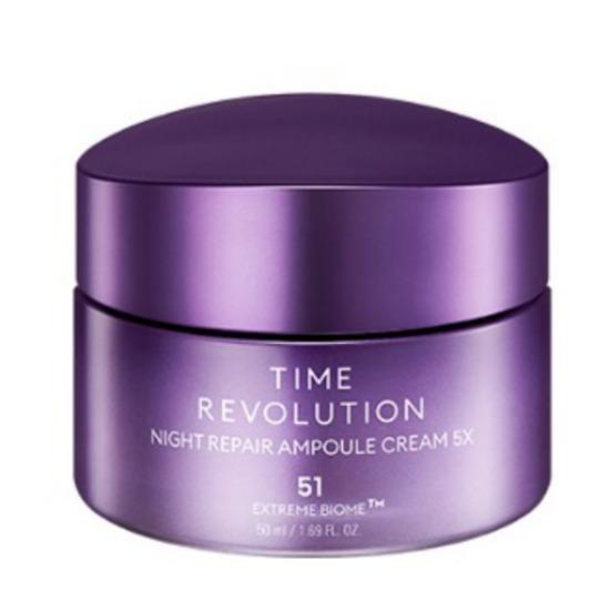 [MISSHA] Time Revolution Night Repair Ampoule Cream 5X 50ml Anti-Aging Firming Moisturizer Time Revolution Night Repair Ampoule Cream  1