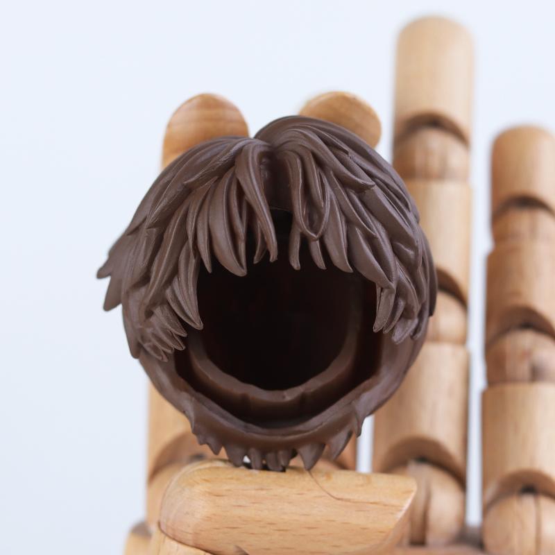 OB11 Νέο Στυλ Κεφαλή Αντικατάστασης Κορεατικό Στυλ Πλαστικό Μαλλί Διαφανής Αντικατάστασης Μαλλιά Κούκλας Καλούπι Κεφαλής Για Obitsu11