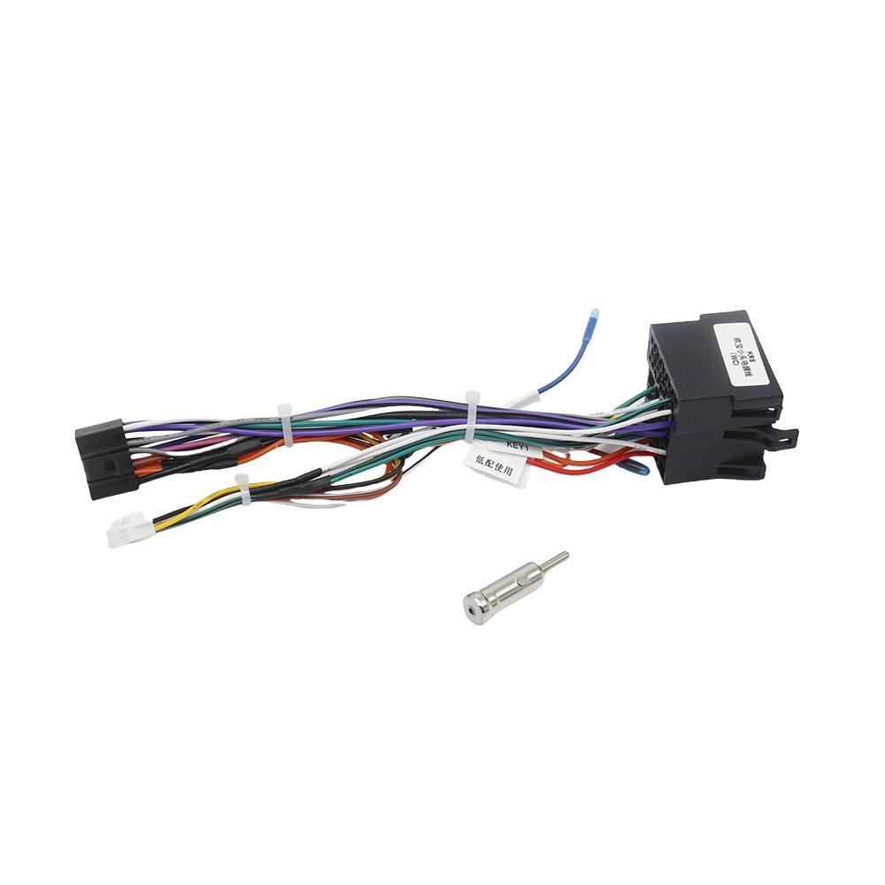 16 Pin Connector Radio CAN Bus Decoder for Opel Astra Corsa Zafira Vectra Car Android Cable Adapter ISO Wiring Harness Only Cable