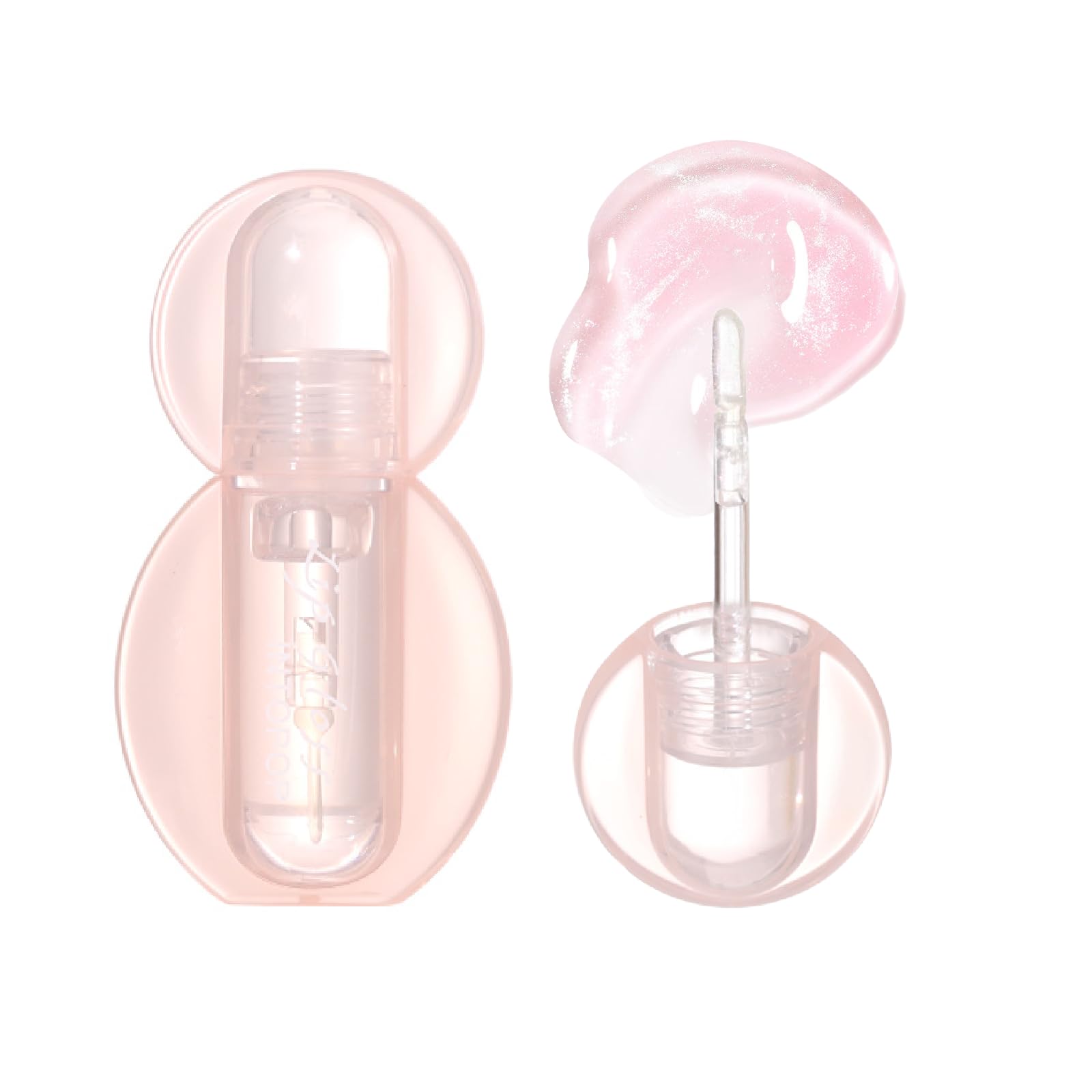 

INTOPOP Блеск для губ: Стеклянный блеск, длительное увлажнение, легкий и нелипкий, идеально подходит для повседневного макияжа. Блеск для губ (01 - Тающий ледник)