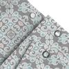 Modern Floral Print Shower Curtains Elegant Waterfall Pattern Bath Decor For Home Bathroom Accessories Gray Blue White Color Mat