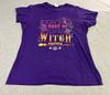 Y2K Dont Make Me Flip My Witch Switch Halloween Ladies TShirt Purple