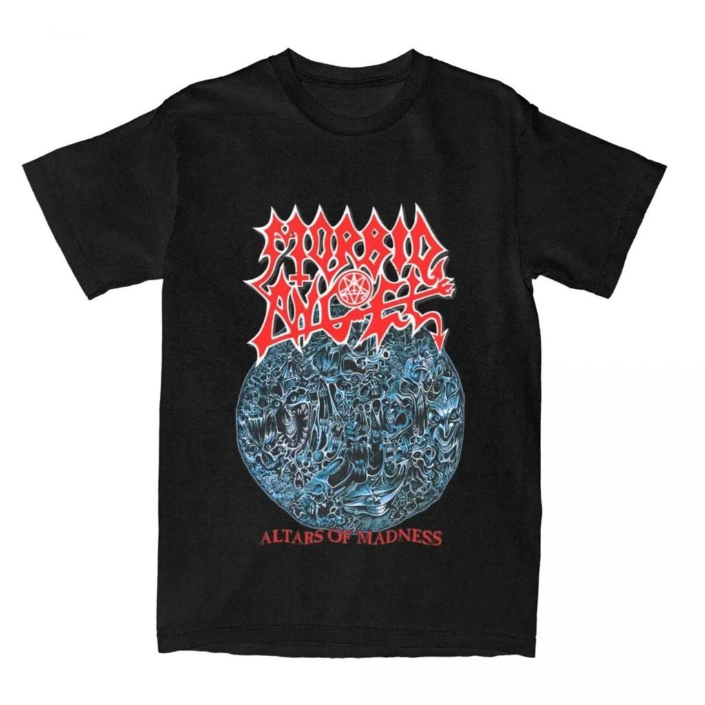 Morbid Angel Death Metal Altars Of Madness Футболка Чоловіки Жінки Гумор Бавовняна Футболка Круглий виріз З принтом Великий Розмір Футболка